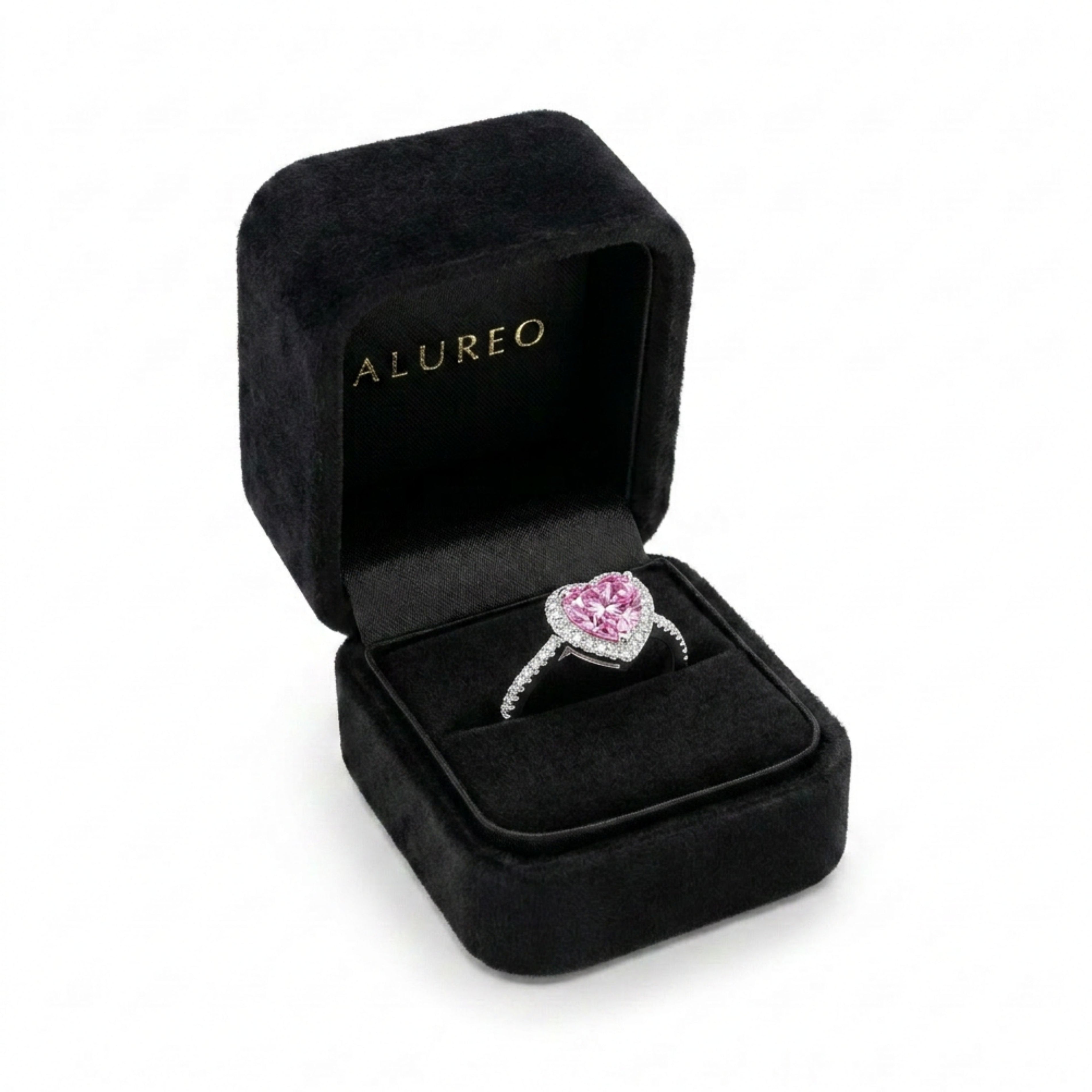 Alureo Rosé Halo Ring