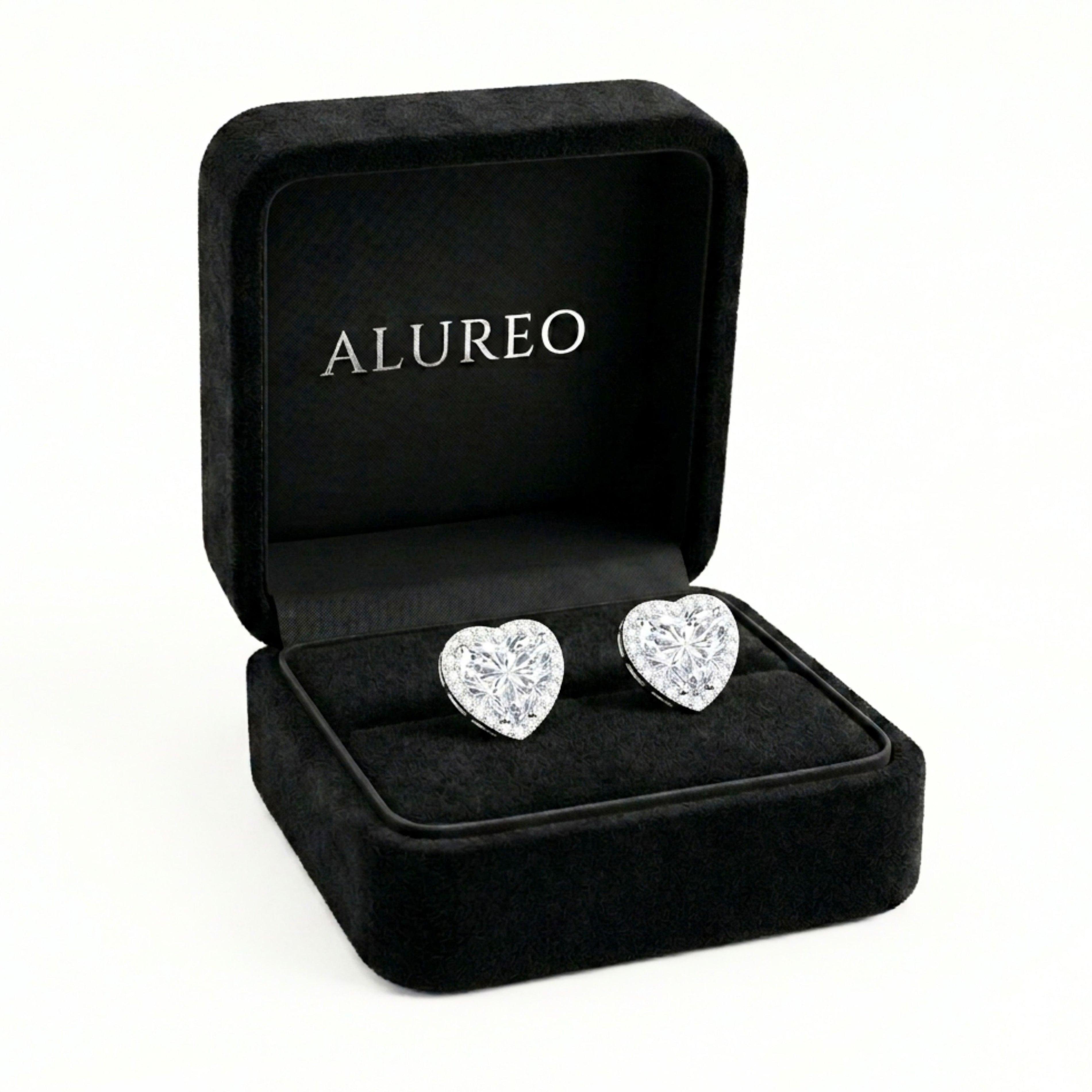 Alureo Crystal Halo Earrings