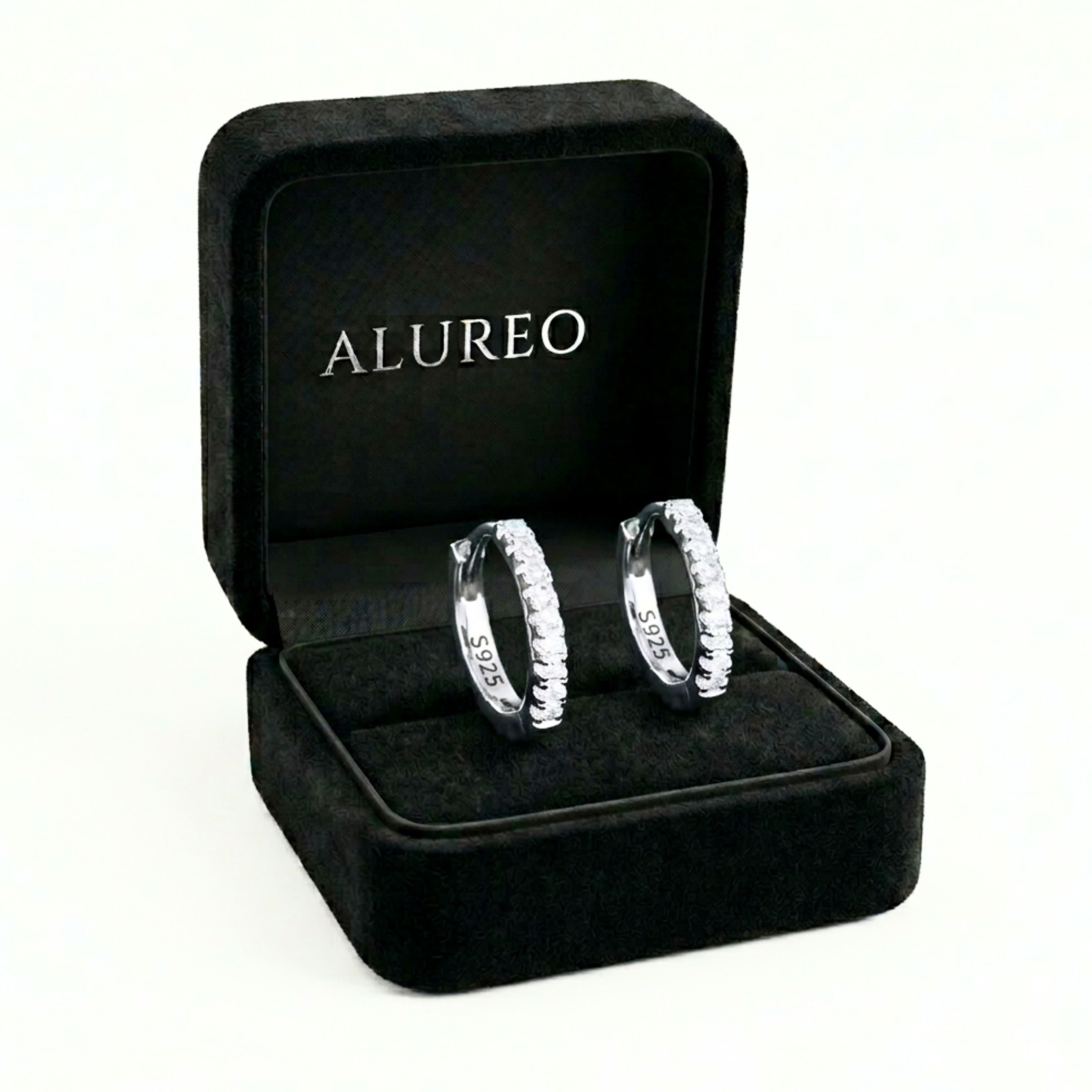 Alureo Silver Hoop Earrings