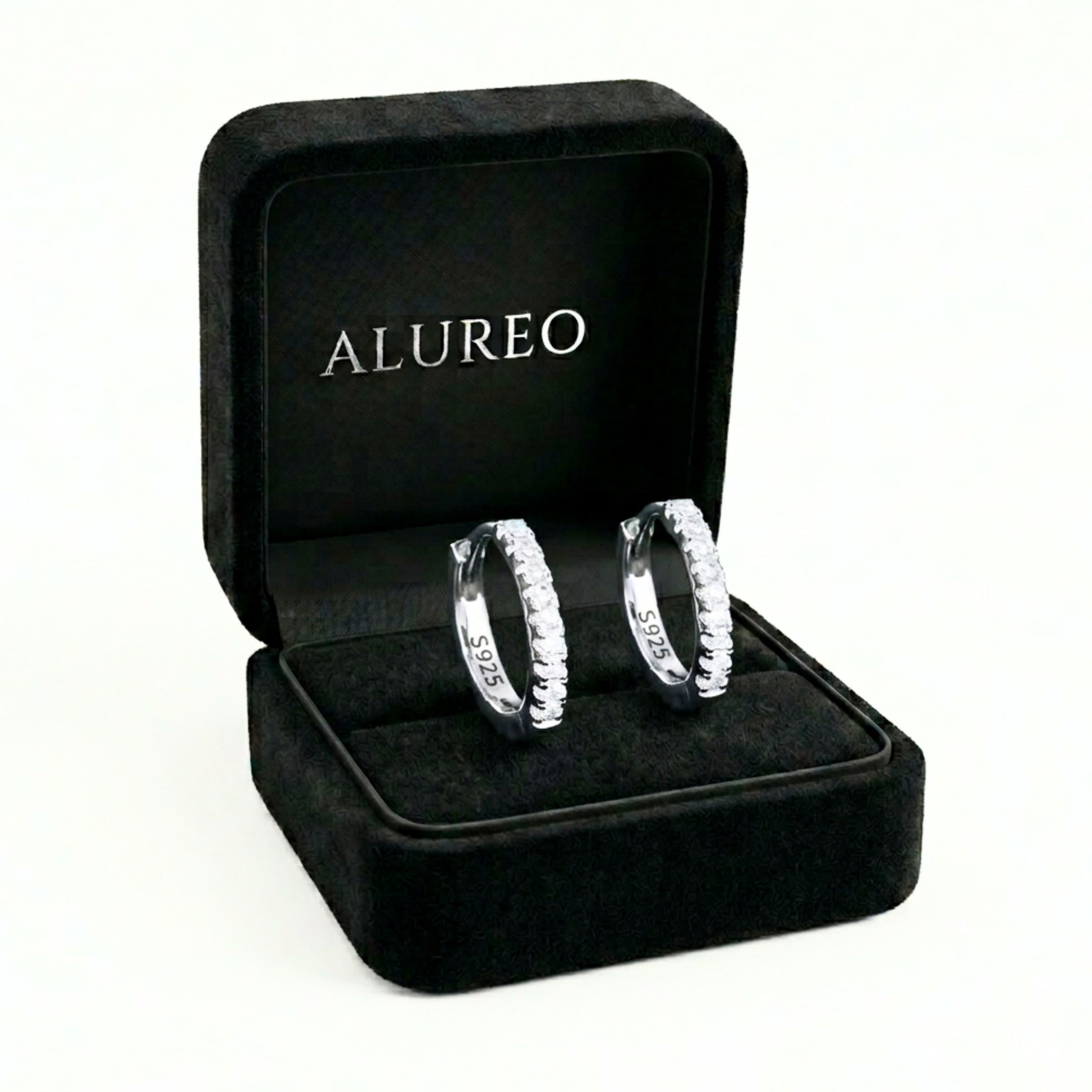 Alureo Silver Hoop Earrings