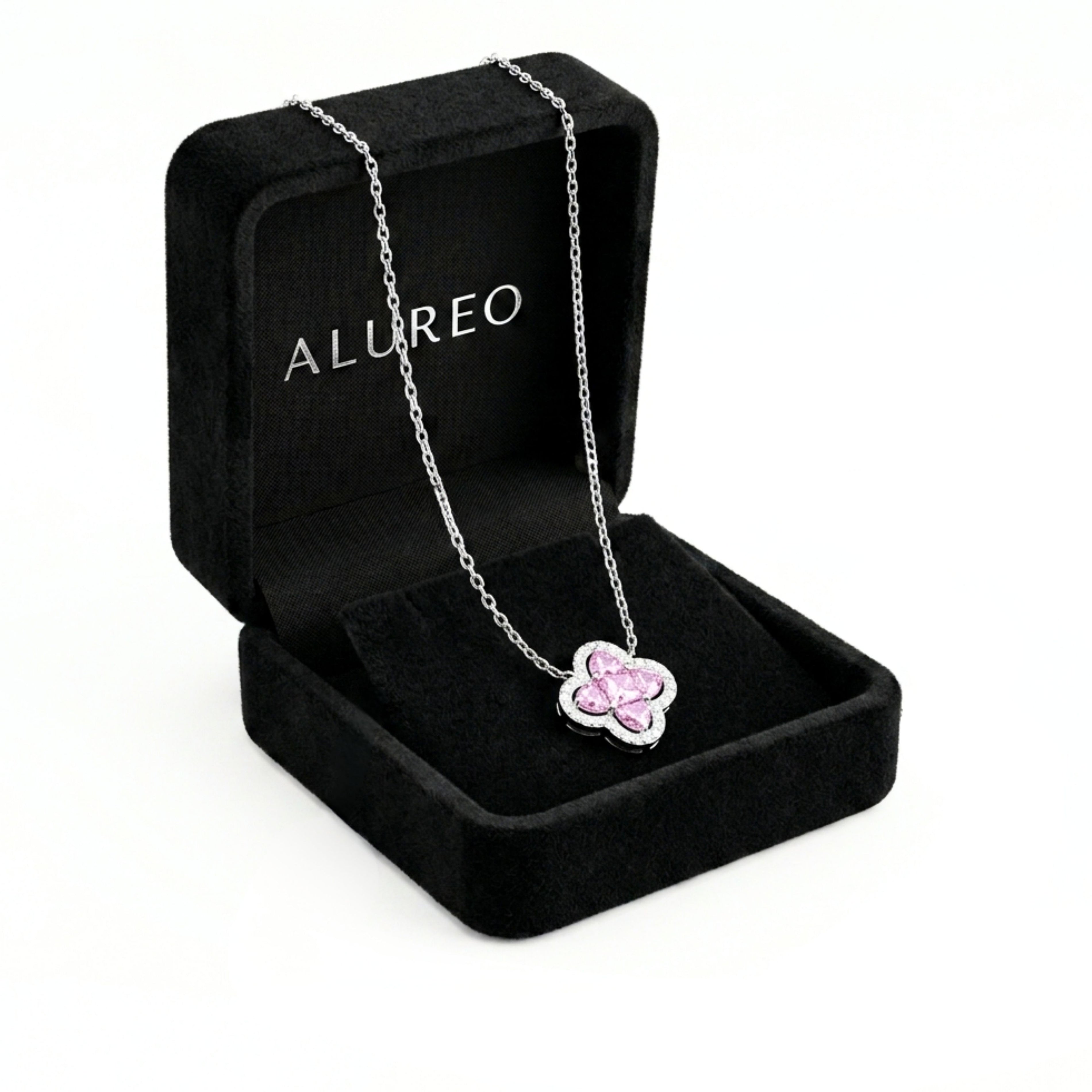Alureo Pink Blossom Necklace