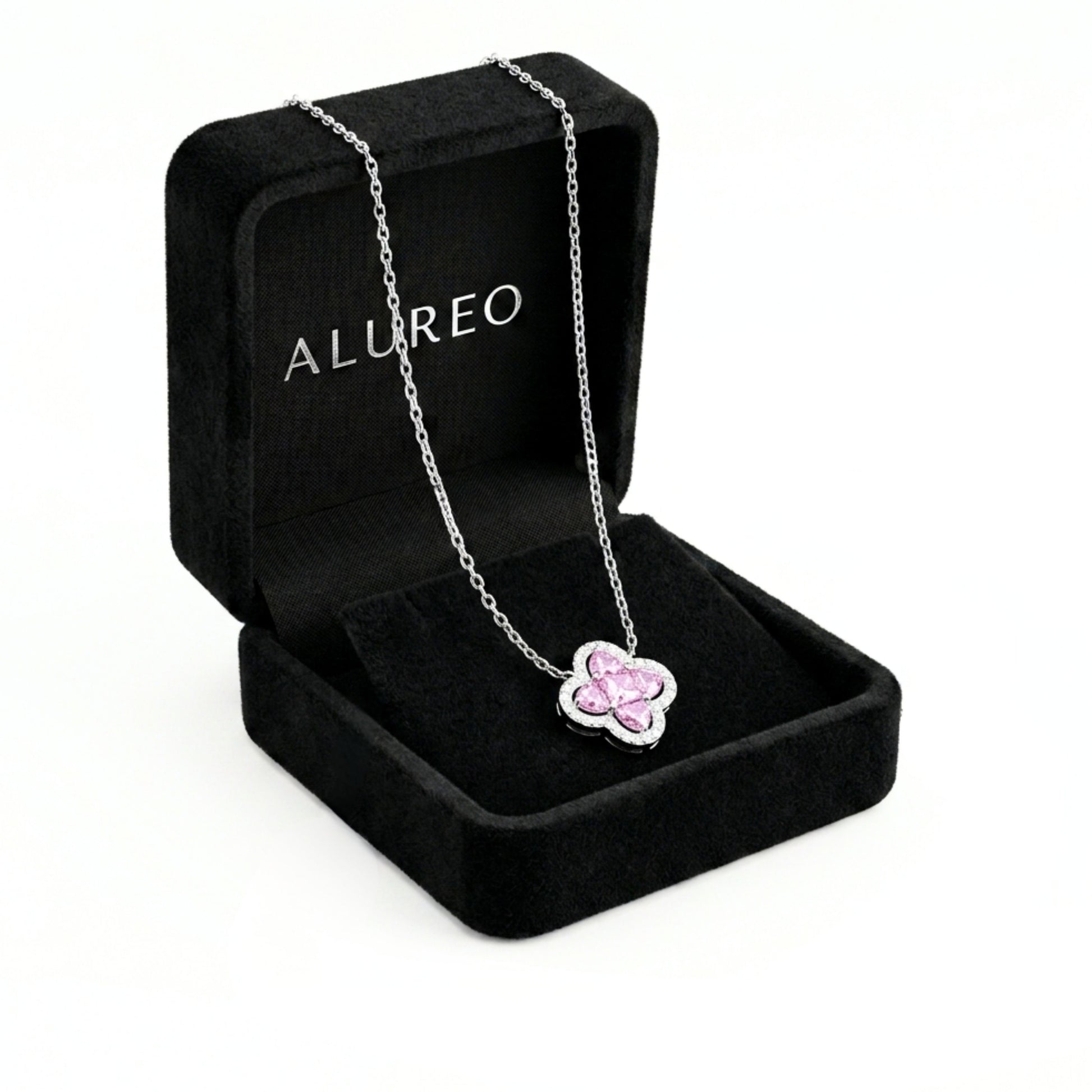 Alureo Pink Blossom Necklace