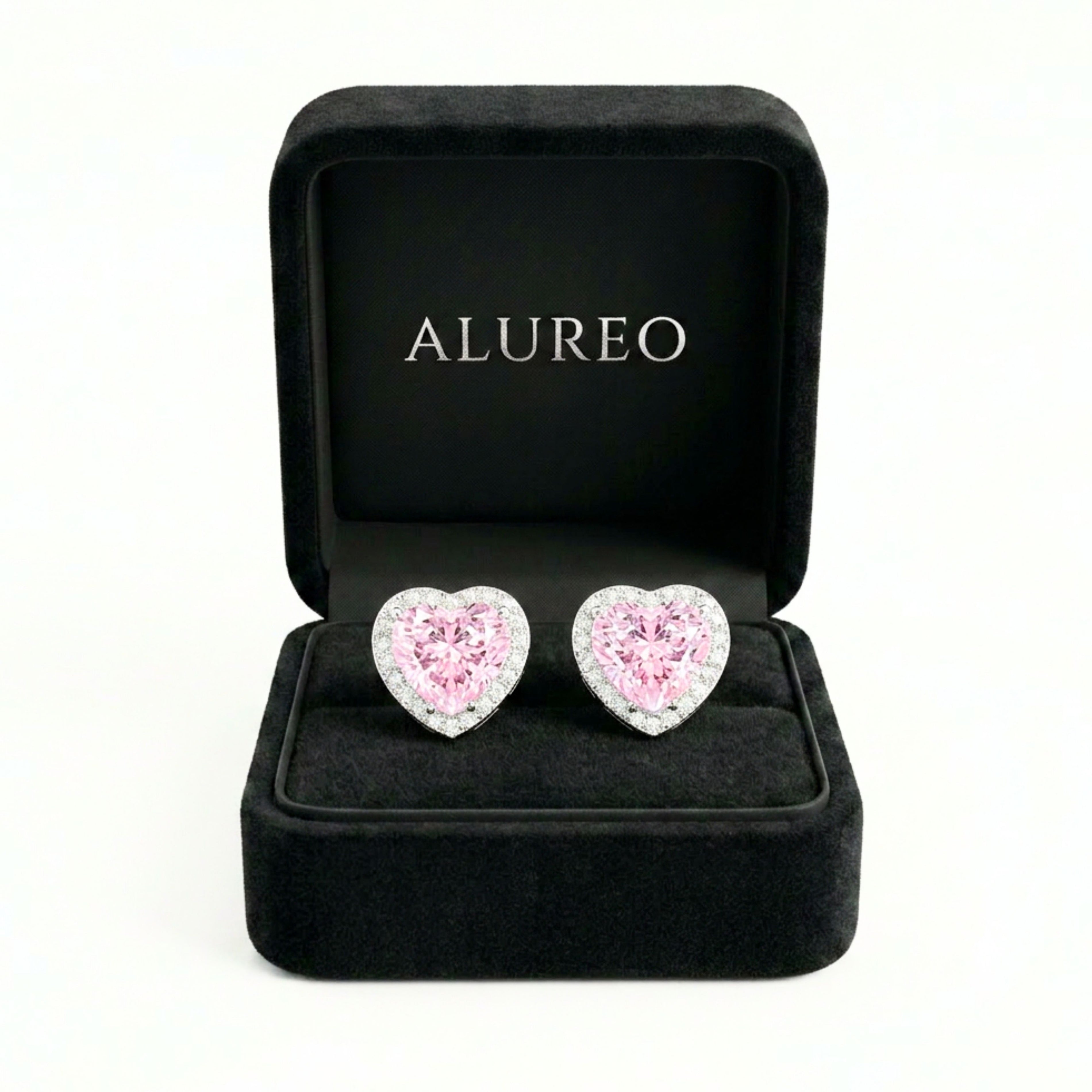 Alureo Rosé Halo Earrings