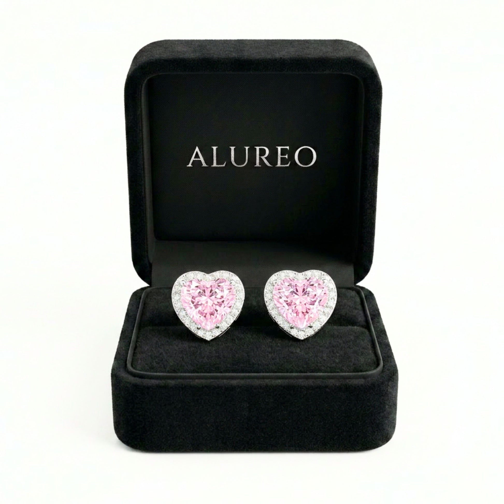Alureo Rosé Halo Earrings