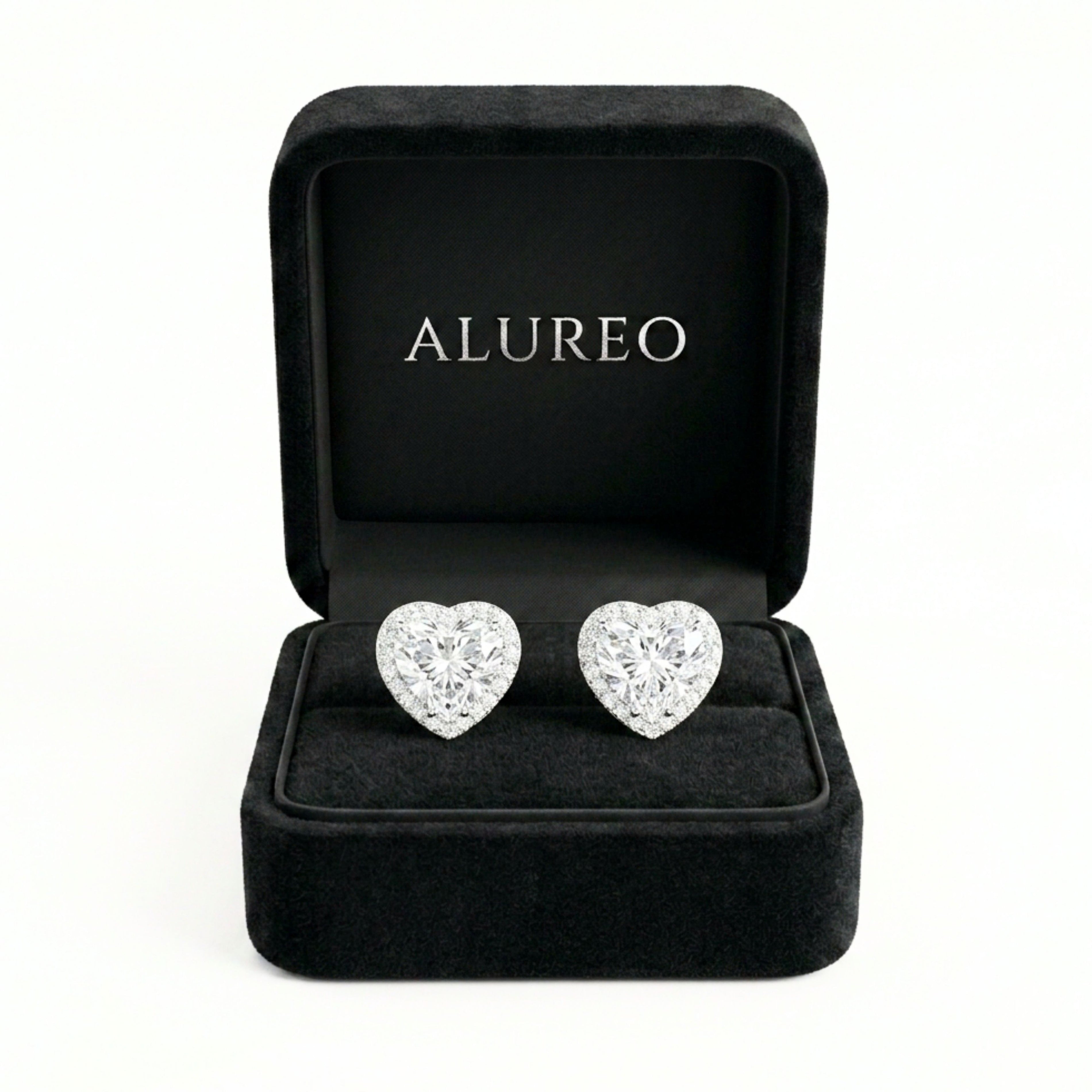 Alureo Crystal Halo Earrings