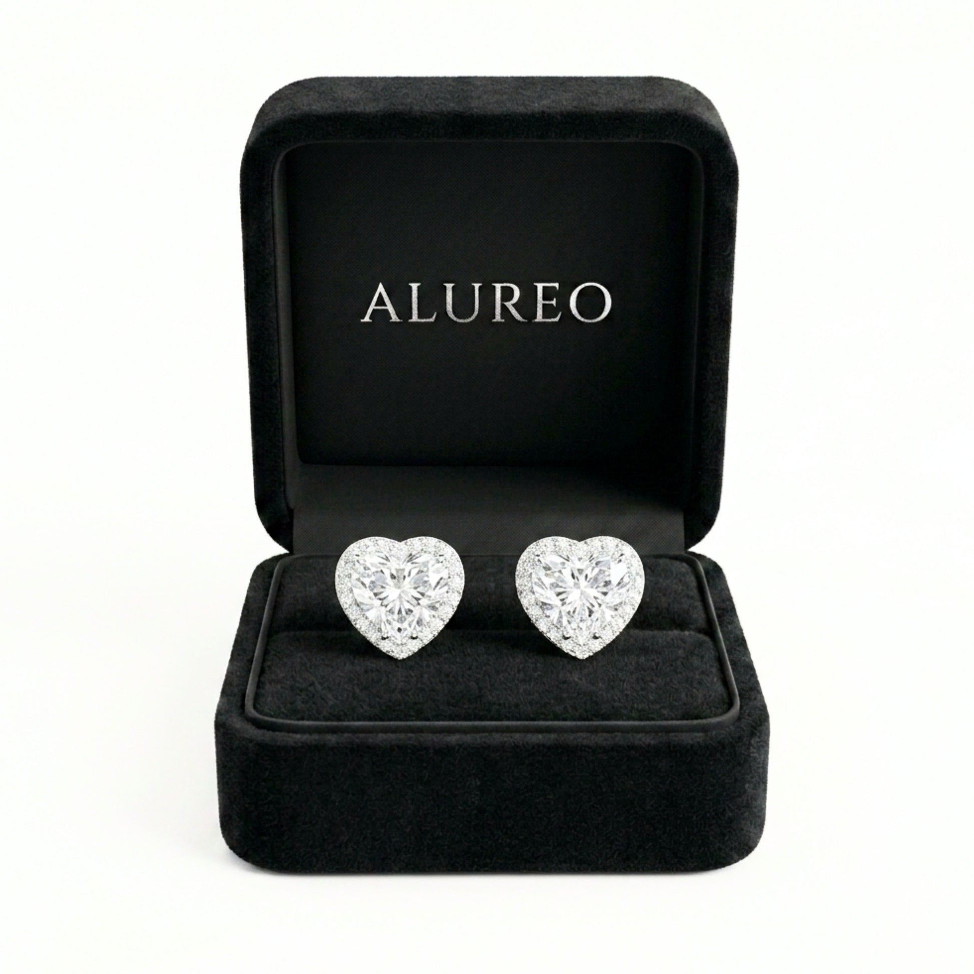Alureo Crystal Halo Earrings