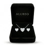 Alureo Crystal Amour Set – strieborný náhrdelník a náušnice s kubickými zirkónmi