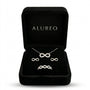 Alureo Infinity Set – strieborný náhrdelník, náušnice a prsteň s kubickými zirkónmi