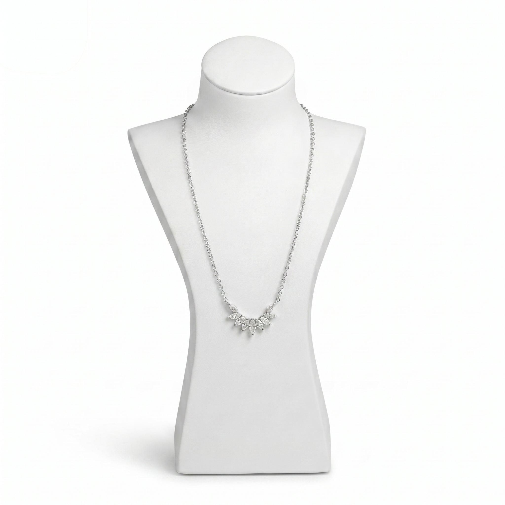 Alureo Crystal Petal Necklace