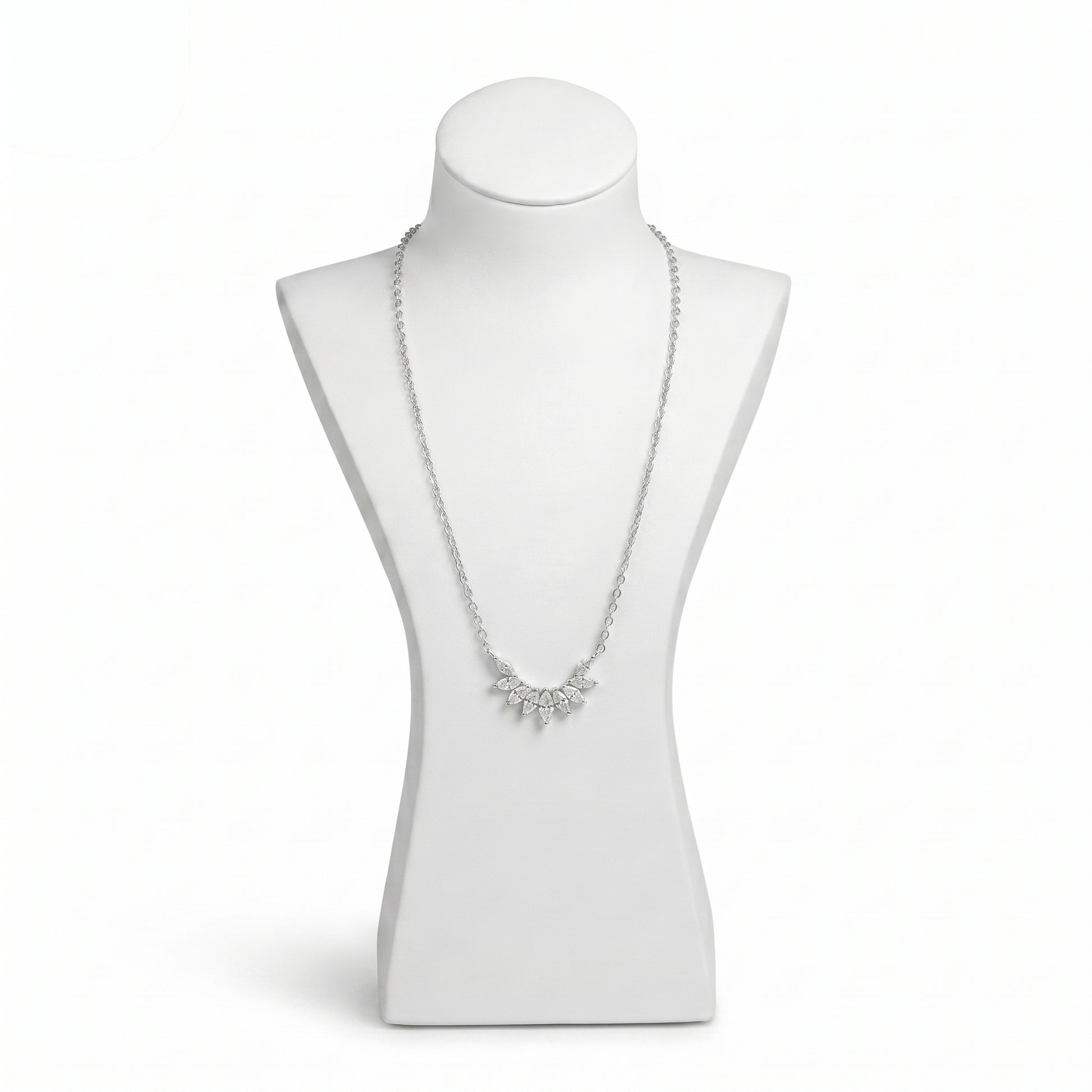 Alureo Crystal Petal Necklace