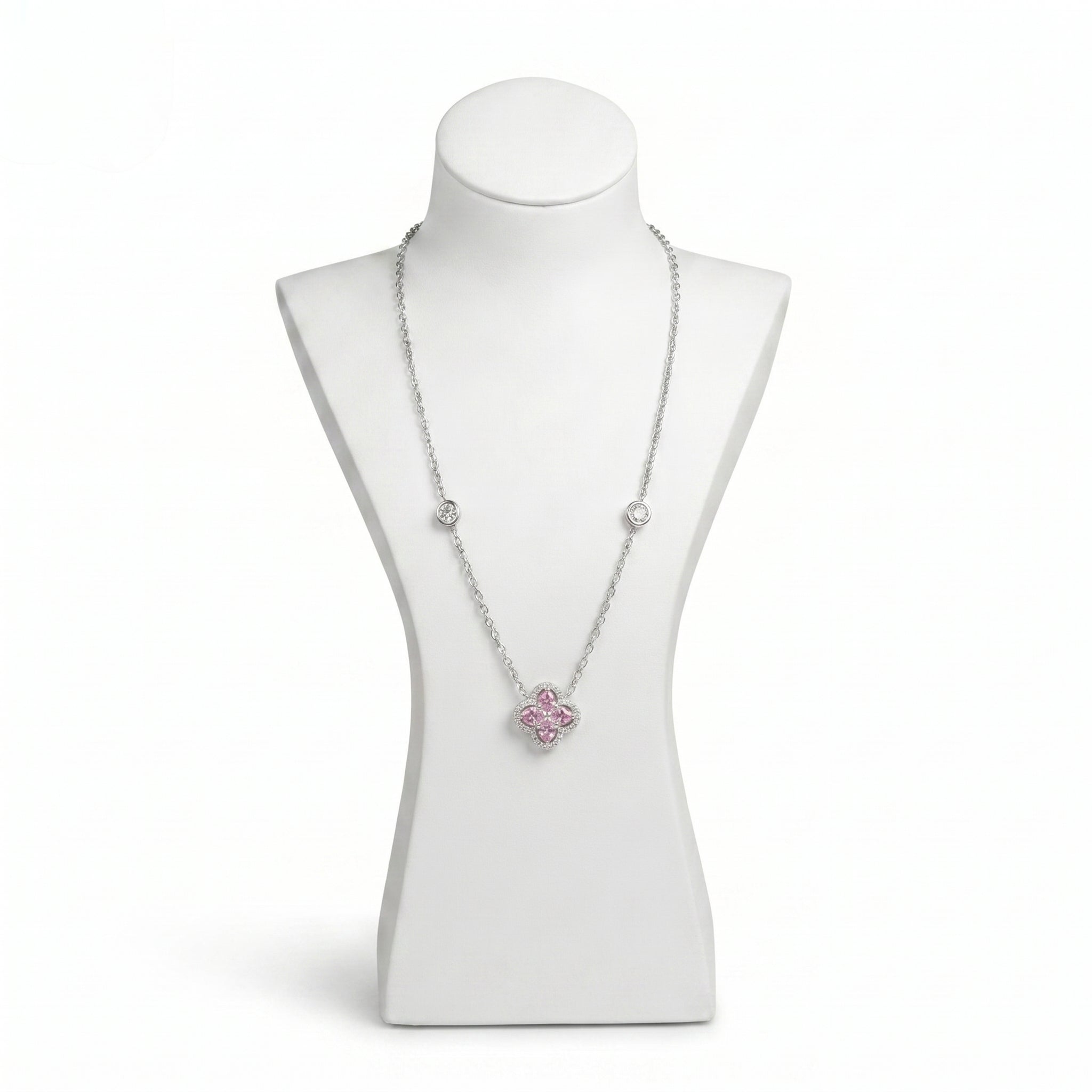 Alureo Pink Blossom Necklace