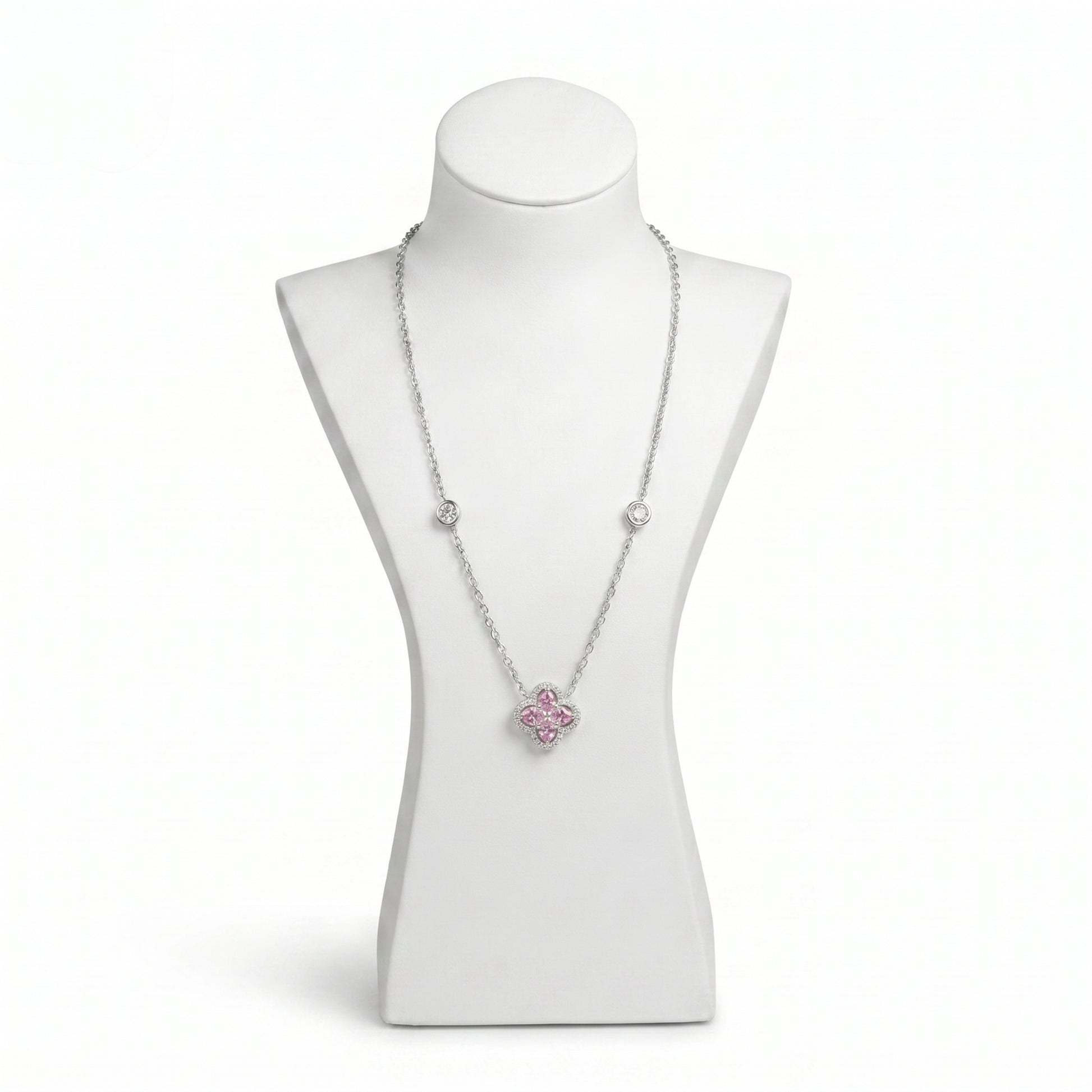 Alureo Pink Blossom Necklace